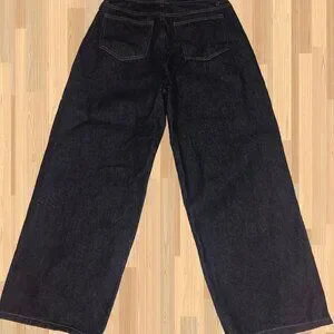 【WOOALONG】 ★ レディース ★ WASHING DENIM PANTS ★ INDIGO Washed coated denim pants - LIGHT INDIGO - 우알롱(WOOALONG)